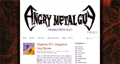 Desktop Screenshot of angrymetalguy.com